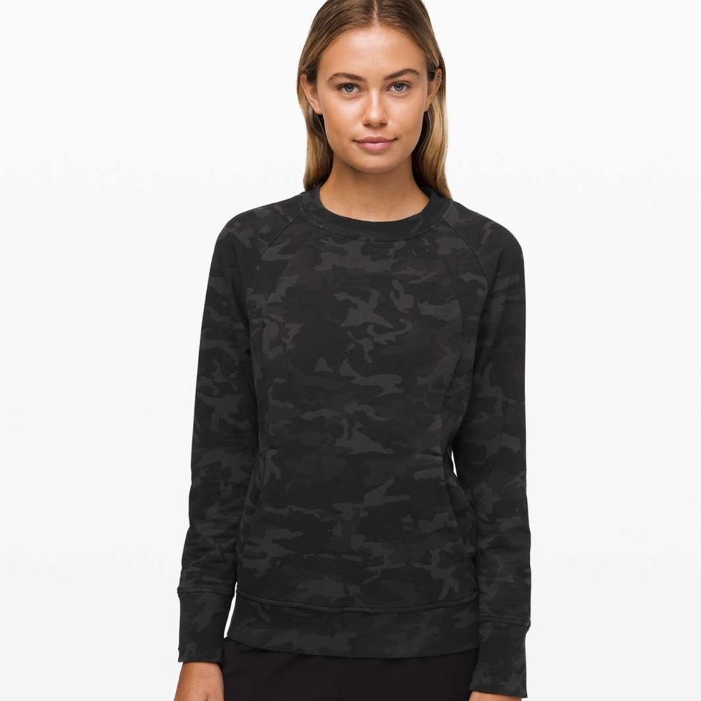 Lululemon Scuba Crew in Incognito Camo (black/grey)